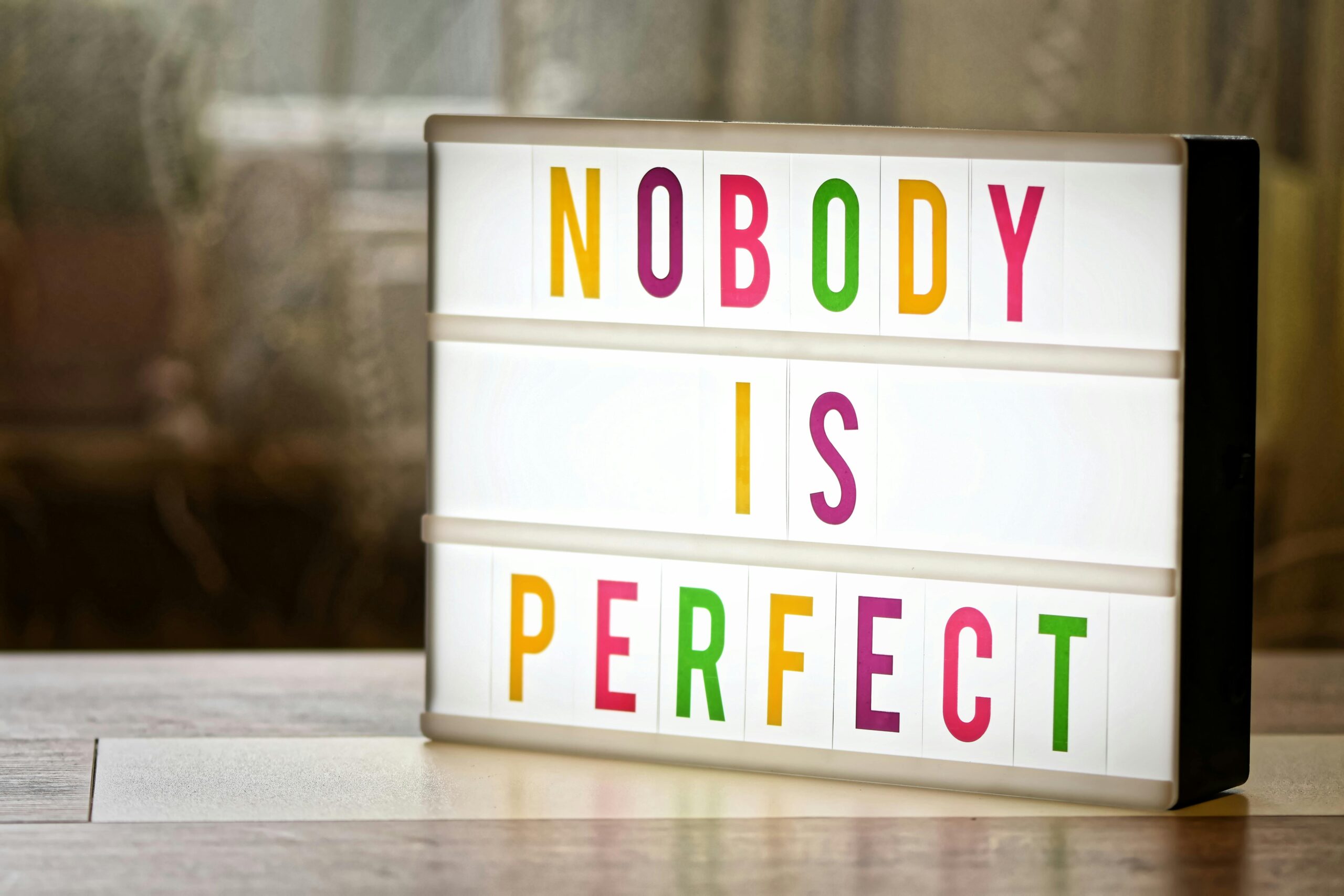 Letting go of Perfectionism